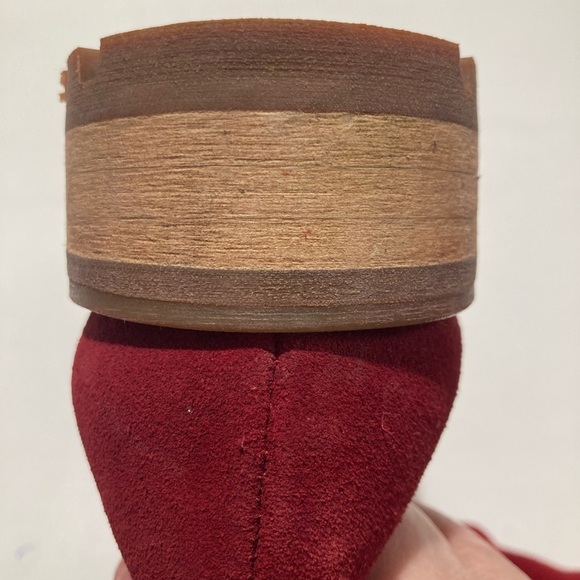 BIOTIME Sz 10 Premium Suede Shearling Lined Removable Insole Rubber Sole Boots - Picture 5 of 16